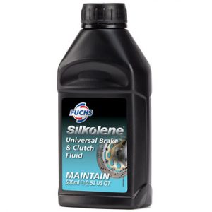 Silkolene Universal DOT 4 Motorcycle Brake and Clutch Fluid 500ml