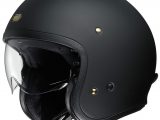 Shoei J O Open Face Motorcycle Helmet Matt Black