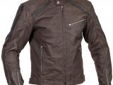 Halvarssons Sandtorp Classic Leather Motorcycle Jacket Brown