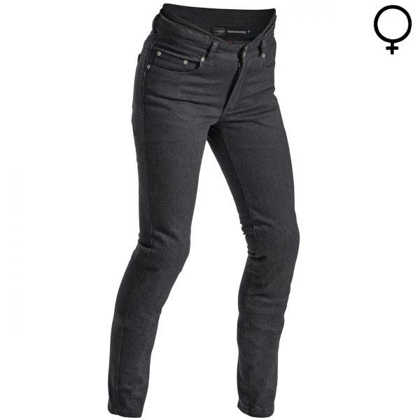 Halvarssons Nyberg Lady Stretch Motorcycle Jeans Black