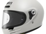 Shoei Glamster Motorcycle Helmet 06 Plain Off White