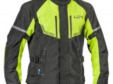 Lindstrands Lomsen Textile Motorcycle Jacket Black Yellow