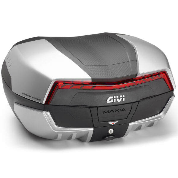 Givi V58N Maxia 5 Monokey Top Box Black Aluminium Red Reflectors