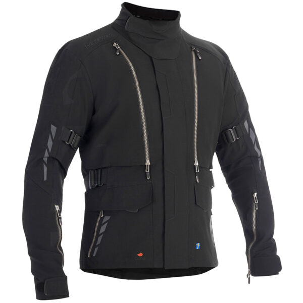 Halvarssons Vinvallen Textile Motorcycle Jacket Black