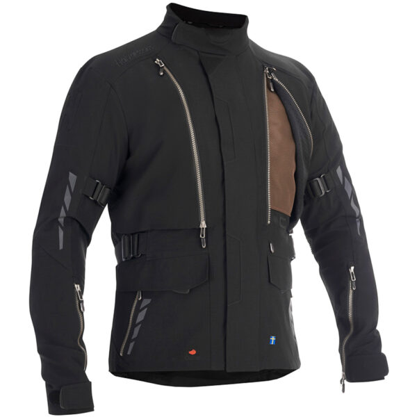 Halvarssons Vinvallen Textile Motorcycle Jacket Black