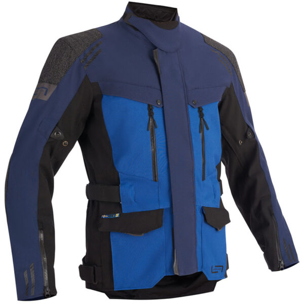 Lindstrands Storbo Laminated Motorcycle Jacket Blue