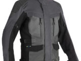 Lindstrands Storbo Laminated Motorcycle Jacket Dark Grey Black