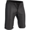 Lindstrands Storbo Laminated Trousers Short Leg Black