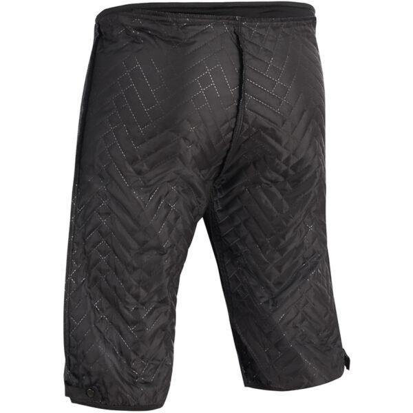 Lindstrands Storbo Laminated Trousers Short Leg Black