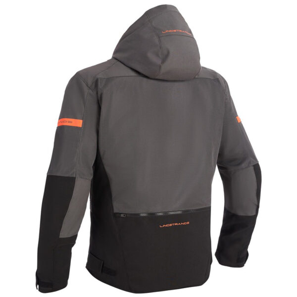 Lindstrands Rexbo V2 Textile Motorcycle Jacket Grey Black